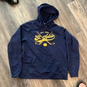 St. Louis Blues NHL Navy Hoodie STL